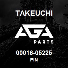 00016-05225 Takeuchi PIN | AGA Parts