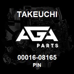 00016-08165 Takeuchi PIN | AGA Parts