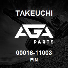 00016-11003 Takeuchi PIN | AGA Parts