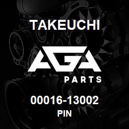 00016-13002 Takeuchi PIN | AGA Parts
