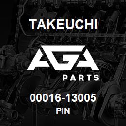 00016-13005 Takeuchi PIN | AGA Parts