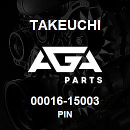 00016-15003 Takeuchi PIN | AGA Parts