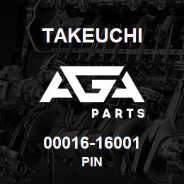 00016-16001 Takeuchi PIN | AGA Parts