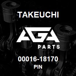 00016-18170 Takeuchi PIN | AGA Parts