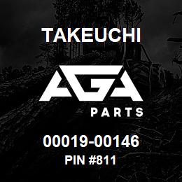 00019-00146 Takeuchi PIN #811 | AGA Parts