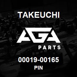 00019-00165 Takeuchi PIN | AGA Parts