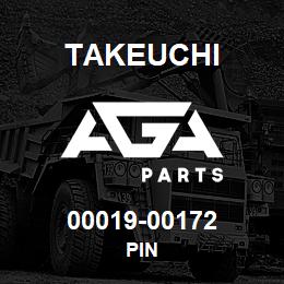 00019-00172 Takeuchi PIN | AGA Parts