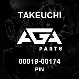 00019-00174 Takeuchi PIN | AGA Parts
