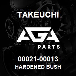 00021-00013 Takeuchi HARDENED BUSH | AGA Parts