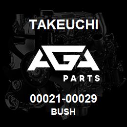 00021-00029 Takeuchi BUSH | AGA Parts