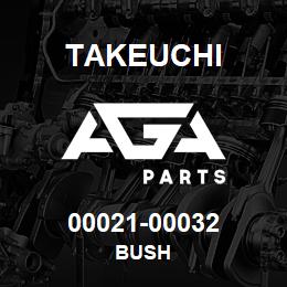 00021-00032 Takeuchi BUSH | AGA Parts