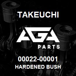 00022-00001 Takeuchi HARDENED BUSH | AGA Parts