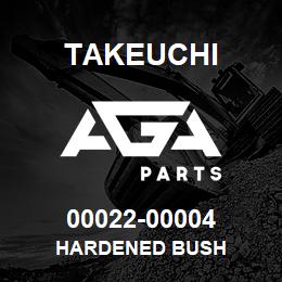 00022-00004 Takeuchi HARDENED BUSH | AGA Parts