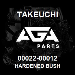 00022-00012 Takeuchi HARDENED BUSH | AGA Parts