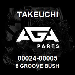 00024-00005 Takeuchi 8 GROOVE BUSH | AGA Parts