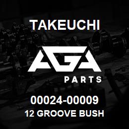 00024-00009 Takeuchi 12 GROOVE BUSH | AGA Parts