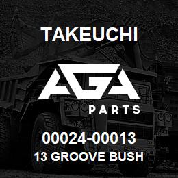 00024-00013 Takeuchi 13 GROOVE BUSH | AGA Parts