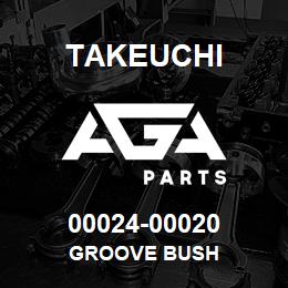 00024-00020 Takeuchi GROOVE BUSH | AGA Parts