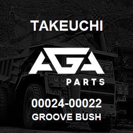 00024-00022 Takeuchi GROOVE BUSH | AGA Parts