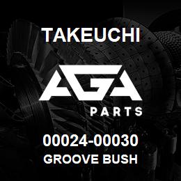 00024-00030 Takeuchi GROOVE BUSH | AGA Parts