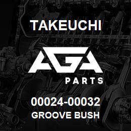 00024-00032 Takeuchi GROOVE BUSH | AGA Parts