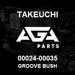 00024-00035 Takeuchi GROOVE BUSH | AGA Parts