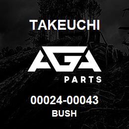 00024-00043 Takeuchi BUSH | AGA Parts