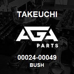 00024-00049 Takeuchi BUSH | AGA Parts