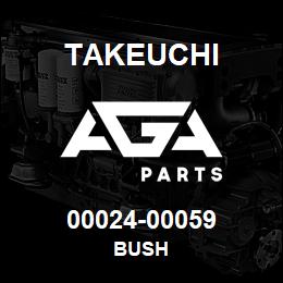 00024-00059 Takeuchi BUSH | AGA Parts
