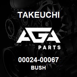00024-00067 Takeuchi BUSH | AGA Parts