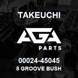 00024-45045 Takeuchi 8 GROOVE BUSH | AGA Parts