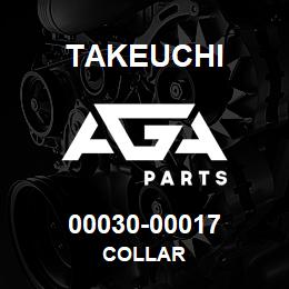 00030-00017 Takeuchi COLLAR | AGA Parts
