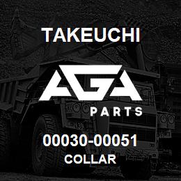 00030-00051 Takeuchi COLLAR | AGA Parts