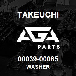 00039-00085 Takeuchi WASHER | AGA Parts