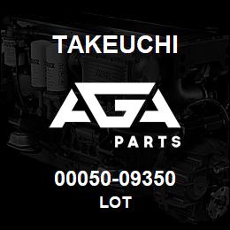 00050-09350 Takeuchi LOT | AGA Parts