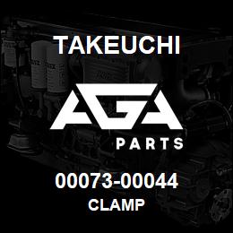 00073-00044 Takeuchi CLAMP | AGA Parts