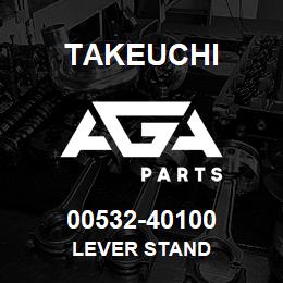 00532-40100 Takeuchi LEVER STAND | AGA Parts