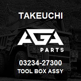 03234-27300 Takeuchi TOOL BOX ASSY | AGA Parts