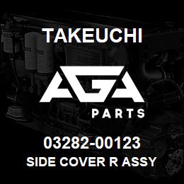 03282-00123 Takeuchi SIDE COVER R ASSY | AGA Parts
