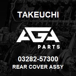 03282-57300 Takeuchi REAR COVER ASSY | AGA Parts