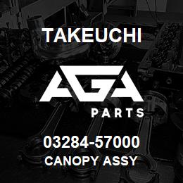 03284-57000 Takeuchi CANOPY ASSY | AGA Parts