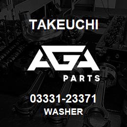 03331-23371 Takeuchi WASHER | AGA Parts