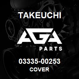 03335-00253 Takeuchi COVER | AGA Parts