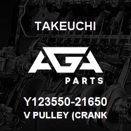 Y123550-21650 Takeuchi V PULLEY (CRANK | AGA Parts