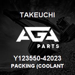 Y123550-42023 Takeuchi PACKING (COOLANT | AGA Parts