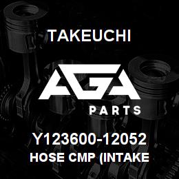 Y123600-12052 Takeuchi HOSE CMP (INTAKE | AGA Parts