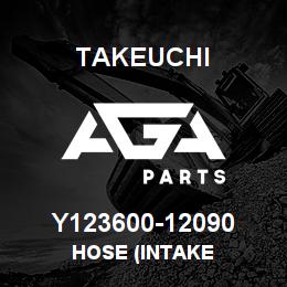 Y123600-12090 Takeuchi HOSE (INTAKE | AGA Parts