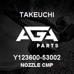 Y123600-53002 Takeuchi NOZZLE CMP | AGA Parts