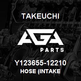 Y123655-12210 Takeuchi HOSE (INTAKE | AGA Parts