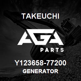 Y123658-77200 Takeuchi GENERATOR | AGA Parts
